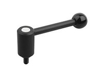 KIPP K0108.3122X50 TENSION LEVER SIZE:3 M12X50 A=1345 FORM:0 degree STEEL COMP:PLASTIC