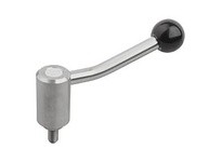 KIPP K0109.3161X70 TENSION LEVER SIZE:3 M16X70 A=1285 FORM:20 degree STAINLESS STEEL 1.4305 COMP:PLASTIC
