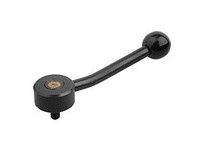 KIPP K0114.1A32X30 TENSION LEVER FLAT SIZE:1 5/16-18X30 A=100 FORM:15 degree STEEL COMP:PLASTIC