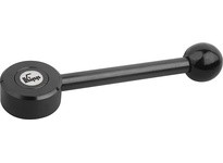 KIPP K0114.2121 TENSION LEVER FLAT SIZE:2 M12 A=131 FORM:0 degree STEEL COMP:PLASTIC
