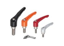 KIPP K0123.0A027X25 Adjustable Handle Size: 0 10-24x25 Zinc Red | YarinInd