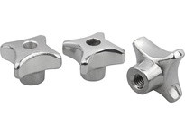 KIPP K0145.405010 PALM GRIP TO DIN6335 D=M10 D1=50 H=32 FORM:D ALUMINUM