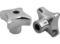 KIPP K0146.2050CO2 PALM GRIP TO DIN6335 D1=50 D=0375 H=34 FORM:B STAINLESS STEEL POLISHED