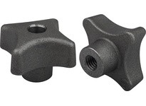 KIPP K0147.412 PALM GRIP DIN6335 TUMBLED FORM:D D=M12 D1=63 H=40 GREY CAST IRON