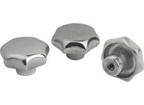 KIPP K0149.56312 STAR GRIP TO DIN6336 D=M12 D1=63 H=40 FORM:E ALUMINUM