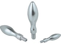 KIPP K0166.1636112 MACHINE HANDLE FIXED FORM:E STEEL BLUE-PASSIVATED L1=112