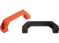KIPP K0191.1140081 PULL HANDLE FORM:A THERMOPLASTIC BLACK RAL7021 A=140 D=9