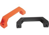 KIPP K0191.2120061 PULL HANDLE FORM:B THERMOPLASTIC BLACK RAL7021 A=120 D=66