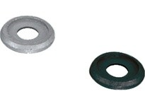 KIPP K0201.3 COVER PLATE ROUND H=1 ALUMINUM NATURAL MATT AND ANODISED D=M05