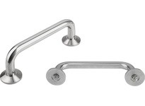 KIPP K0215.2501 PULL HANDLE A=250 L=300 H=75 FORM:A STAINLESS STEEL 1.4404 GROUNDBRUSHEDMATT-GLOSS