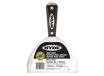 Hyde Tools 01850 Black & Silver Joint Knife 6" HH Stainless Steel