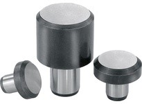 KIPP K0292.122 REST PAD D1=25 D2=12 H=20 TOOL STEEL HARDENED AND GROUND