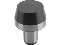 KIPP K0293.306 LOCATING PIN LONG VERSION DIN6321 FORM:B CYLINDRICAL D1=6 H=12 D2=4 TOOL STEEL HARDENED AND GROUND