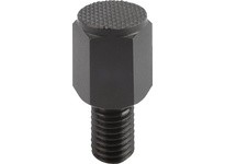 KIPP K0299.406010 POSITIONING FOOT H=10 FORM:D CARBON STEEL SW=10