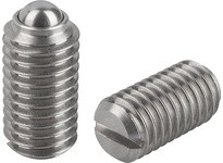 KIPP K0310.A3 SPRING PLUNGER SPRING FORCE D=5/16-18 L=16 STAINLESS STEEL COMP:BALL STAINLESS STEEL PU=10