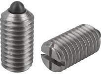 KIPP K0314.116 SPRING PLUNGER LIGHT SPRING FORCE D=M16 L=24 STAINLESS STEEL COMP:PIN STAINLESS STEEL PU=5