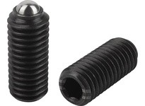 KIPP K0315.2A2 SPRING PLUNGER INTENSIFIED SPRING FORCE D=1/4-20 L=15 STEEL COMP:BALL STEEL PU=25