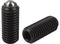 KIPP K0315.A4 SPRING PLUNGER SPRING FORCE D=3/8-16 L=23 STEEL COMP:BALL STEEL PU=25