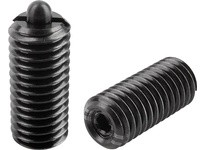 KIPP K0317.206 SPRING PLUNGER INTENSIFIED SPRING FORCE D=M06 L=20 STEEL COMP:PIN STEEL PU=25