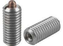 KIPP K0319.A2 SPRING PLUNGER SPRING FORCE D=1/4-20 L=20 STAINLESS STEEL COMP:PIN STAINLESS STEEL PU=10