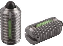 KIPP K0324.06 SPRING PLUNGER SPRING FORCE LONG-LOK D=M06 L=14 STAINLESS STEEL COMP:PIN STAINLESS STEEL PU=10