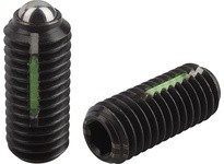 KIPP K0325.210 SPRING PLUNGER INTENSIFIED SPRING FORCE LONG-LOK D=M10 L=23 STEEL COMP:BALL STEEL PU=10