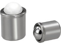 KIPP K0333.06 SPRING PLUNGER SPRING FORCE SMOOTH VERSION D=6 L=7 STAINLESS STEEL COMP:STAINLESS STEEL PU=50