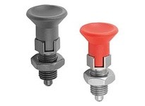 KIPP K0338.11004 INDEXING PLUNGER SIZE:0 D1=M08X1 D=4 FORM:A WO. GROOVE WITHOUT LOCKNUT STAINLESS STEEL NOT HARDENED