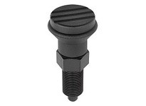 KIPP K0339.01105 INDEXING PLUNGER SIZE:1 D1=M10X1 D=5 FORM:A WO. GROOVE WITHOUT LOCKNUT STAINLESS STEEL HARDENED