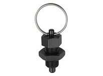KIPP K0342.14206 INDEXING PLUNGER WO. GROOVE SIZE:2 D1=M12X15 FORM:S STAINLESS STEEL NOT HARDENED