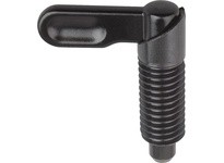 KIPP K0348.0610201 CAM-ACTION INDEXING PLUNG D=10 M20X15 FORM:C GRIP POWDERCOATED WITHOUT STEEL