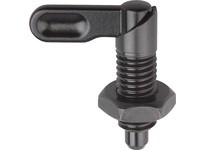 KIPP K0348.0708A6 CAM-ACTION INDEXING PLUNG D=8 5/8-11 FORM:D GRIP POWDERCOATED WITH NU STEEL