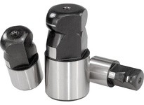 KIPP K0350.252 LOCATING PIN WITH BALL-END C=25 FORM:C TOOL STEEL FLATTENED