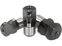 KIPP K0351.102 LOCATING PIN WITH BALL-END C=10 FORM:D TOOL STEEL
