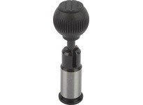KIPP K0361.125 PRECISION INDEXING PLUNGE WITH LOCKING SLOT FORM:B STEEL LOCKABLE COMP:THERMOPLASTIC COMP:BLACK RAL7021