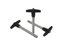 KIPP K0366.25812050 BALL LOCK PIN WITH T-GRIP D1=12 L=50 L1=10 L5=60 STAINLESS STEEL COMP:ALUMINUM