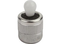 KIPP K0368.72054 LATERAL SPRING PLUNGER SPRING FORCE W. SEAL D=10 D2=10 L1=6 ALUMINUM COMP:POLYACETAL