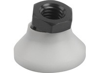 KIPP K0395.512 SWIVEL FOOT D1=M12 D=40 H=26 FORM:C POM COMP:FREE-CUTTING STEEL