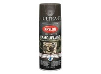 Krylon K04292777 K04292000 Aerosol-Brown Krylon Camouflage Fusion 12 oz. (6) | Durable Spray Paint