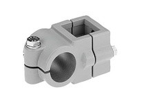 KIPP K0474.54040 TUBE CLAMP 4-WAY FLAT ALUMINUM FOR ROUND AND SQUARE TUBES COMP:STEEL A=403 B=402