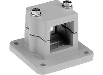 KIPP K0480.5230 TUBE CLAMP WITH FLANGE ALUMINUM FOR SQUARE TUBES COMP:STEEL A=303