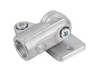 KIPP K0490.525 TUBE CLAMP W. SWIVEL FOOT G=75 ALUMINUM FOR RND. TUBES A=251