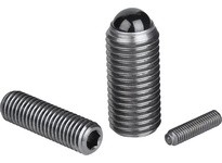 KIPP K0610.05 SPRING PLUNGER HEXAGON SOCKET SPRING FORCE D=M05 L=14 STAINLESS STEEL COMP:BALL CERAMIC PU=10