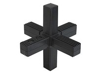 KIPP K0622.1251512 CONNECTOR 6-WAY A=25 L=129 POLYAMIDE COMP:STEEL