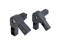 KIPP K0626.1251512 CONNECTOR 3-WAY HINGE A=25 L=59 POLYAMIDE COMP:STEEL