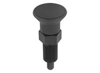 KIPP K0630.211206A5 INDEXING PLUNGER SIZE:2 D1=1/2-13 D=6 FORM:A WO. GROOVE WITHOUT LOCKNUT STAINLESS STEEL NOT HARDENED