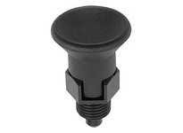 KIPP K0631.17004AK INDEXING PLUNGER SIZE:0 D1=5/16-24 D=4 FORM:C WITH LOCKING SLOT WITHOUT LOCKNUT SHORT VERSION STAINLESS STEEL