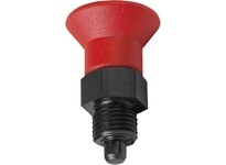 KIPP K0631.520684 INDEXING PLUNGER SIZE:2 D1=M12X15 D=6 FORM:A WO. GROOVE WITHOUT LOCKNUT SHORT VERSION STEEL HARDENED
