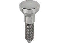 KIPP K0634.001410A7 INDEXING PLUNGER WO. GROOVE SIZE:4 D1=3/4-10 FORM:G STAINLESS STEEL COMP:STAINLESS STEEL