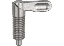 KIPP K0637.1041016 CAM-ACTION INDEXING PLUNG D=10 M16 FORM:A GRIP UNCOATED WITHOUT NUT STAINLESS STEEL